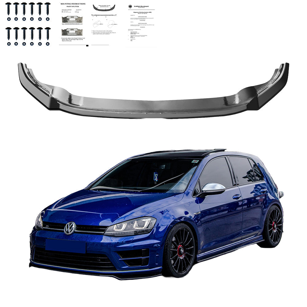 Front Splitter VW Golf MK 7 R / R Line 2013-2016