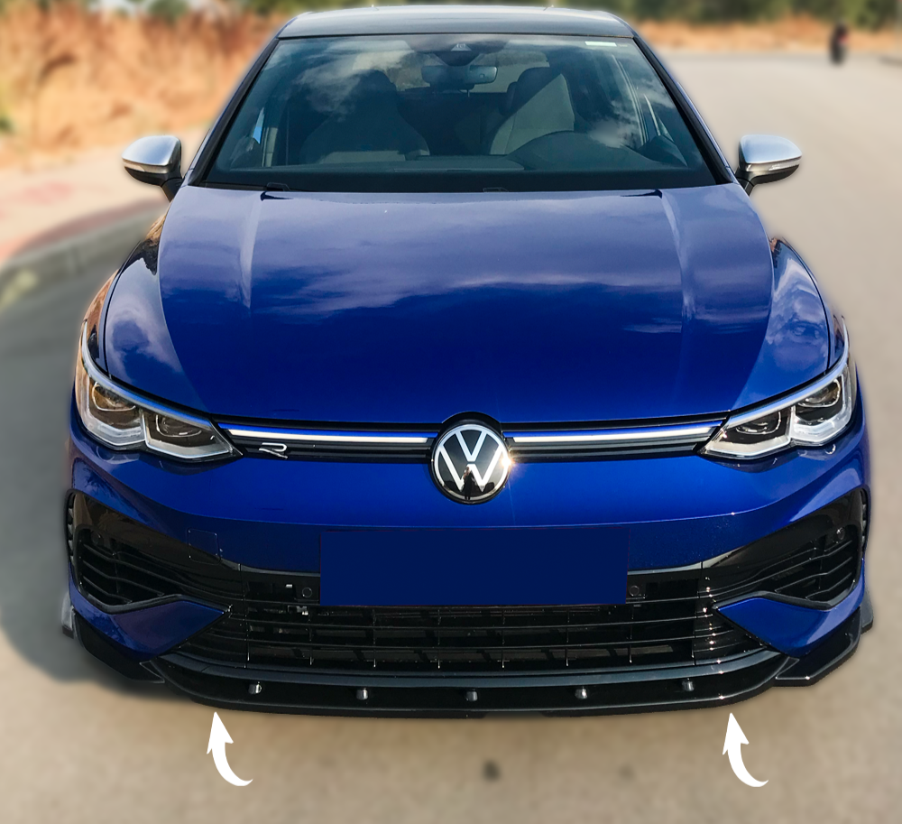 Front Splitter VW Golf MK 8 R 2020+
