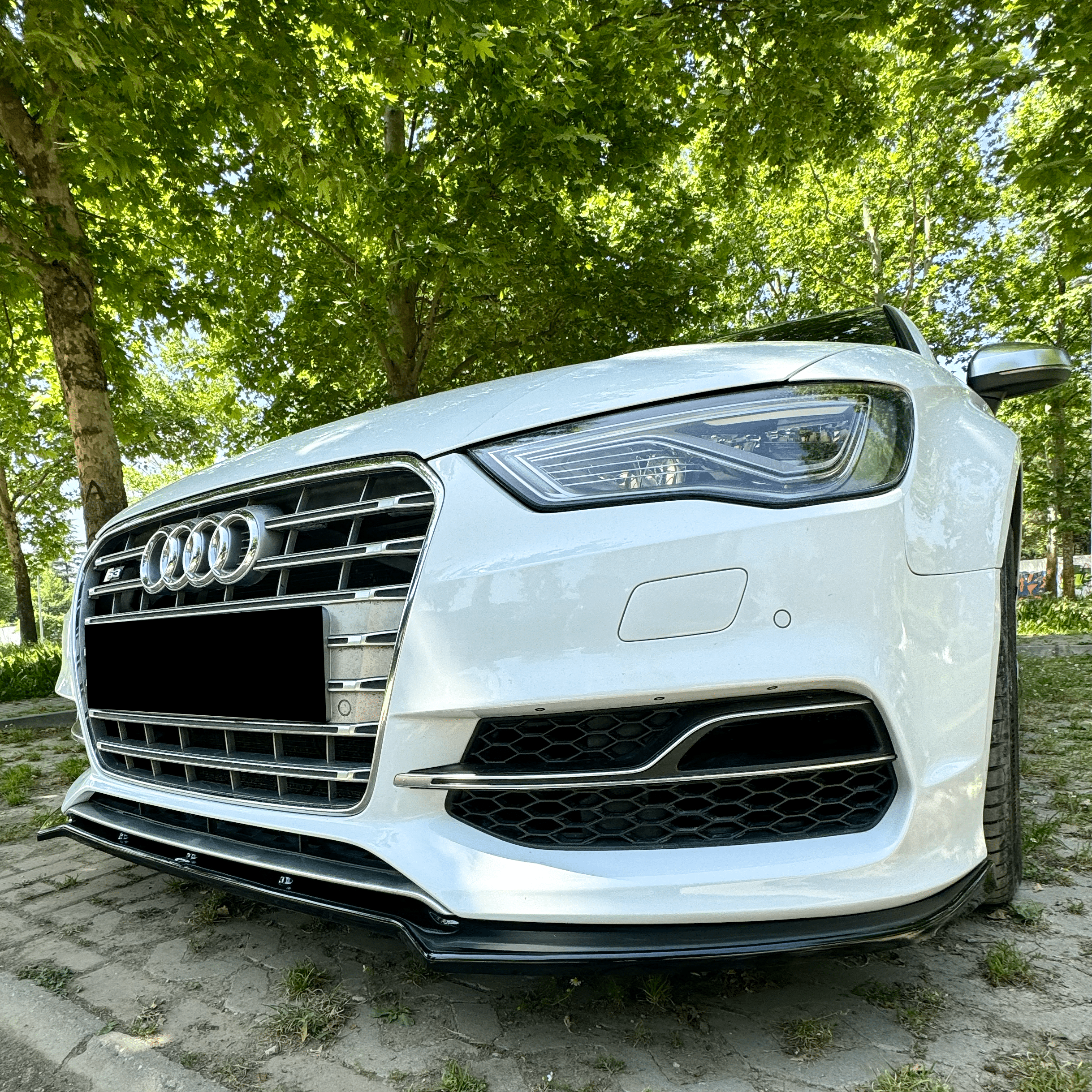 Front Splitter AUDI S3 8V (Sedan / Cabrio) 2013-2016 v2
