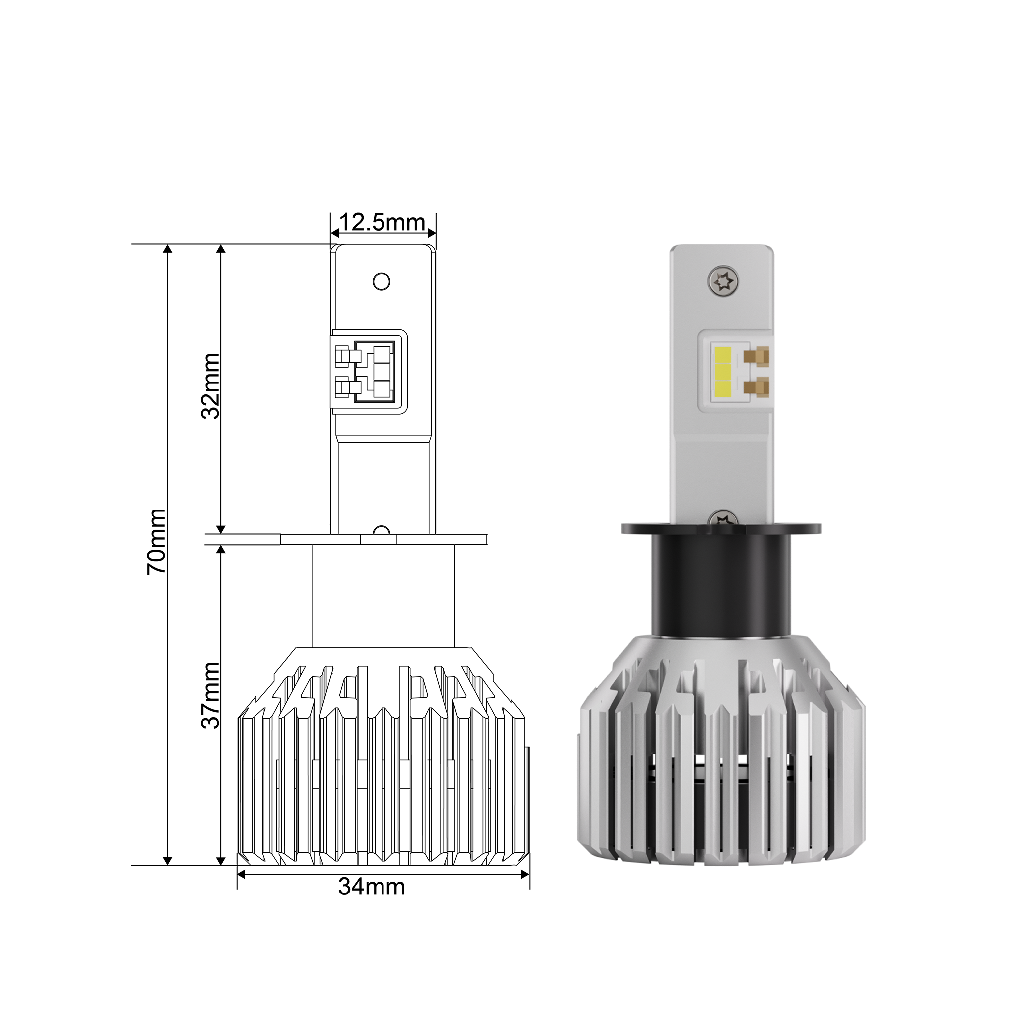 Cosmic 2 H3 LED Bulb