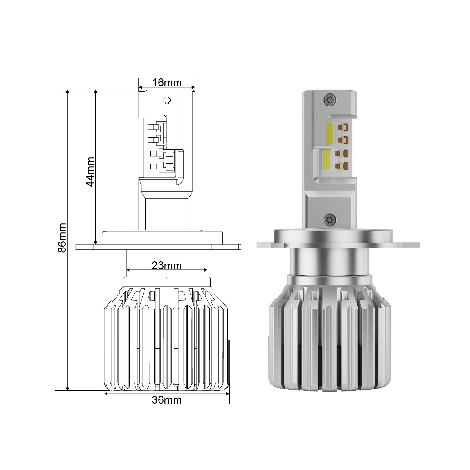 Cosmic 2 H4 LED Bulb