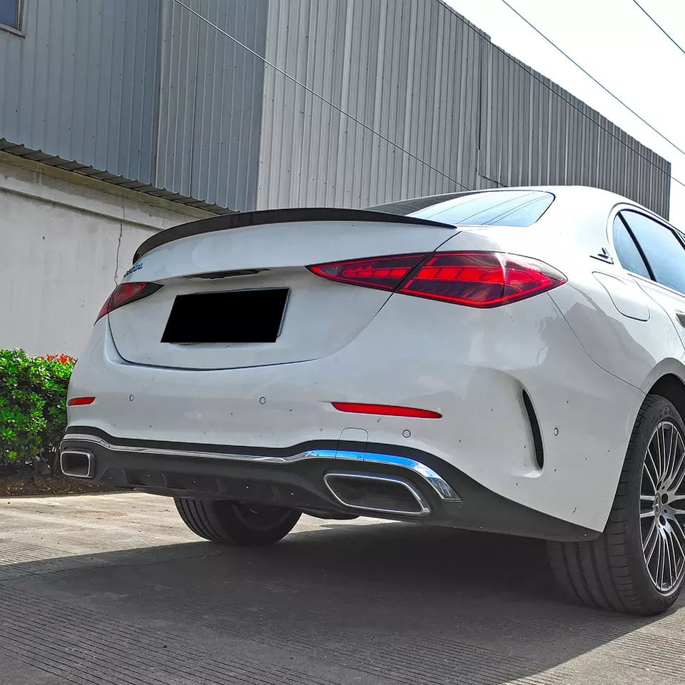 Mercedes Benz C Class W206 AMG Style ABS Spoiler (Gloss Black)