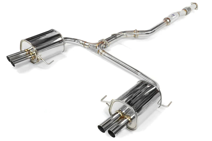Q300 Turbo Back Exhaust - Subaru 08-10 WRX Sedan/Forester XT SH 08-13 (5MT/4AT)