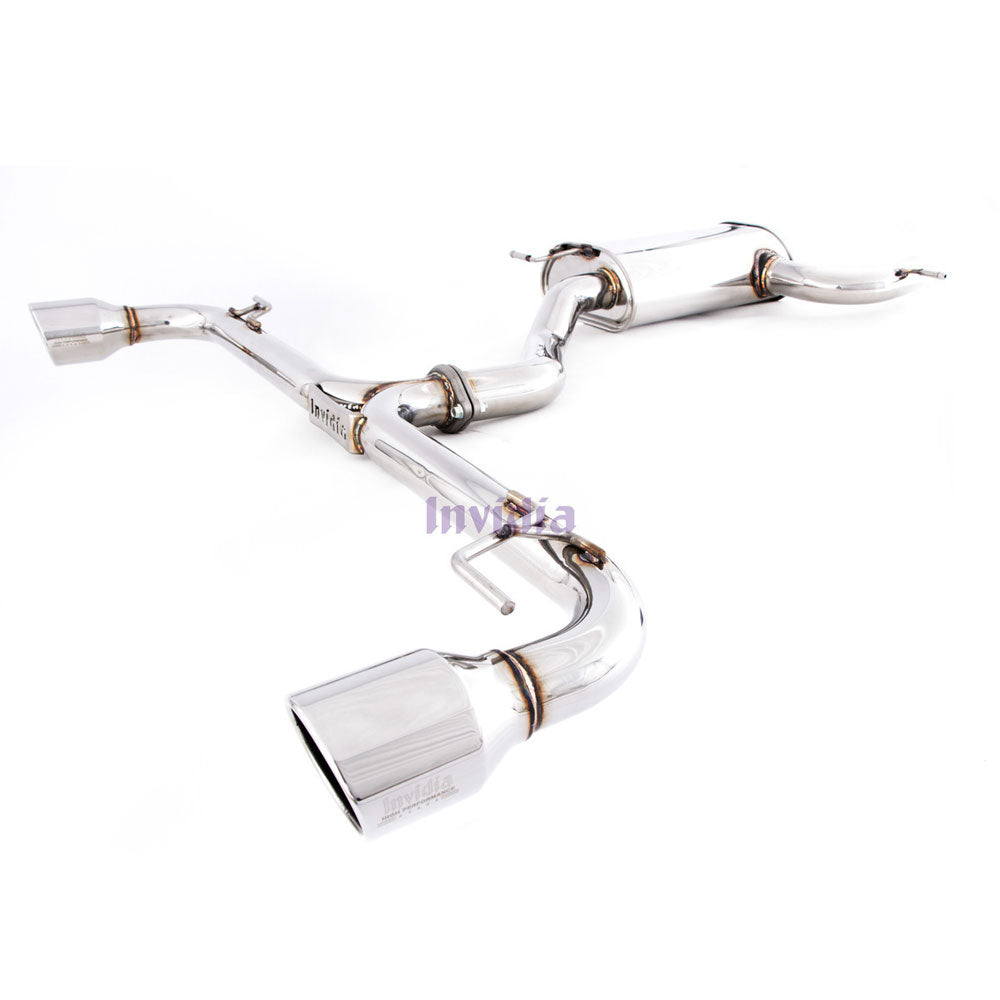 Q300 Turbo Back Exhaust - Subaru 08-10 WRX Sedan/Forester XT SH 08-13 (5MT/4AT)