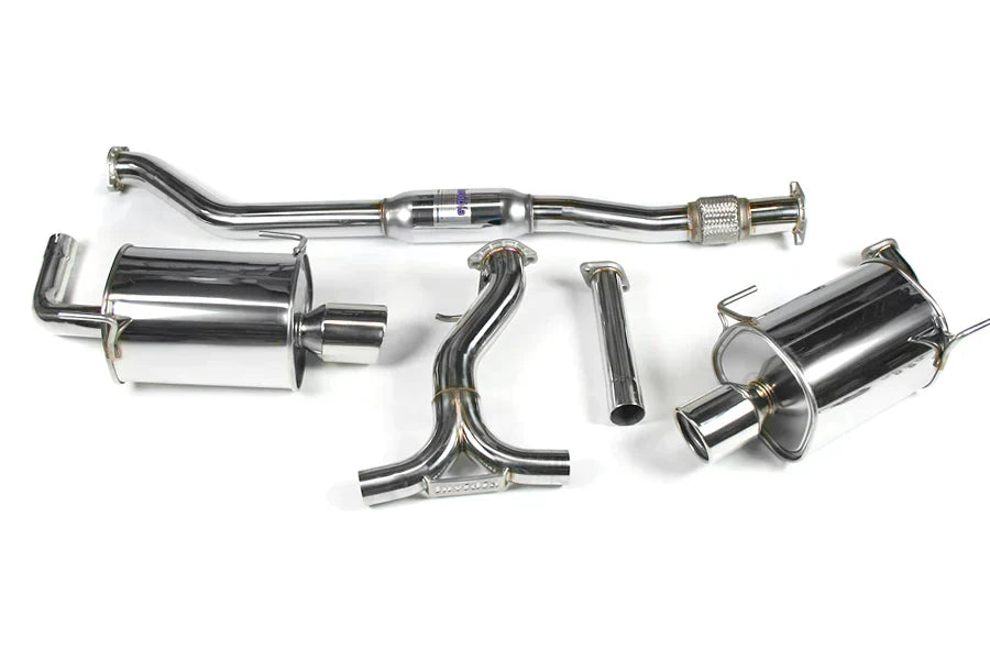Q300 Turbo Back Exhaust - Subaru 08-10 WRX Sedan/Forester XT SH 08-13 (5MT/4AT)