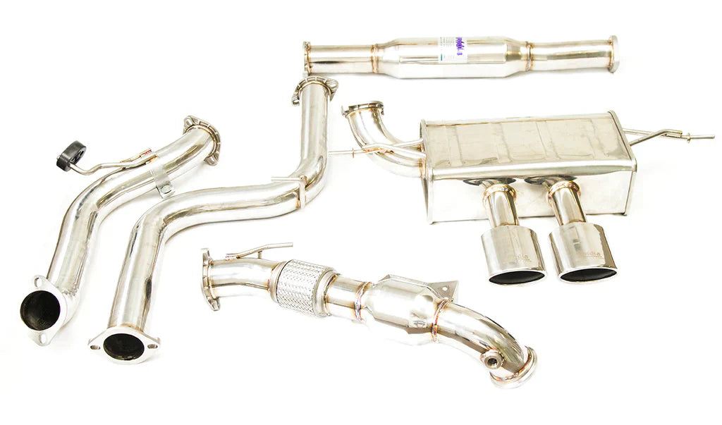 Q300 Turbo Back Exhaust - Subaru 08-10 WRX Sedan/Forester XT SH 08-13 (5MT/4AT)