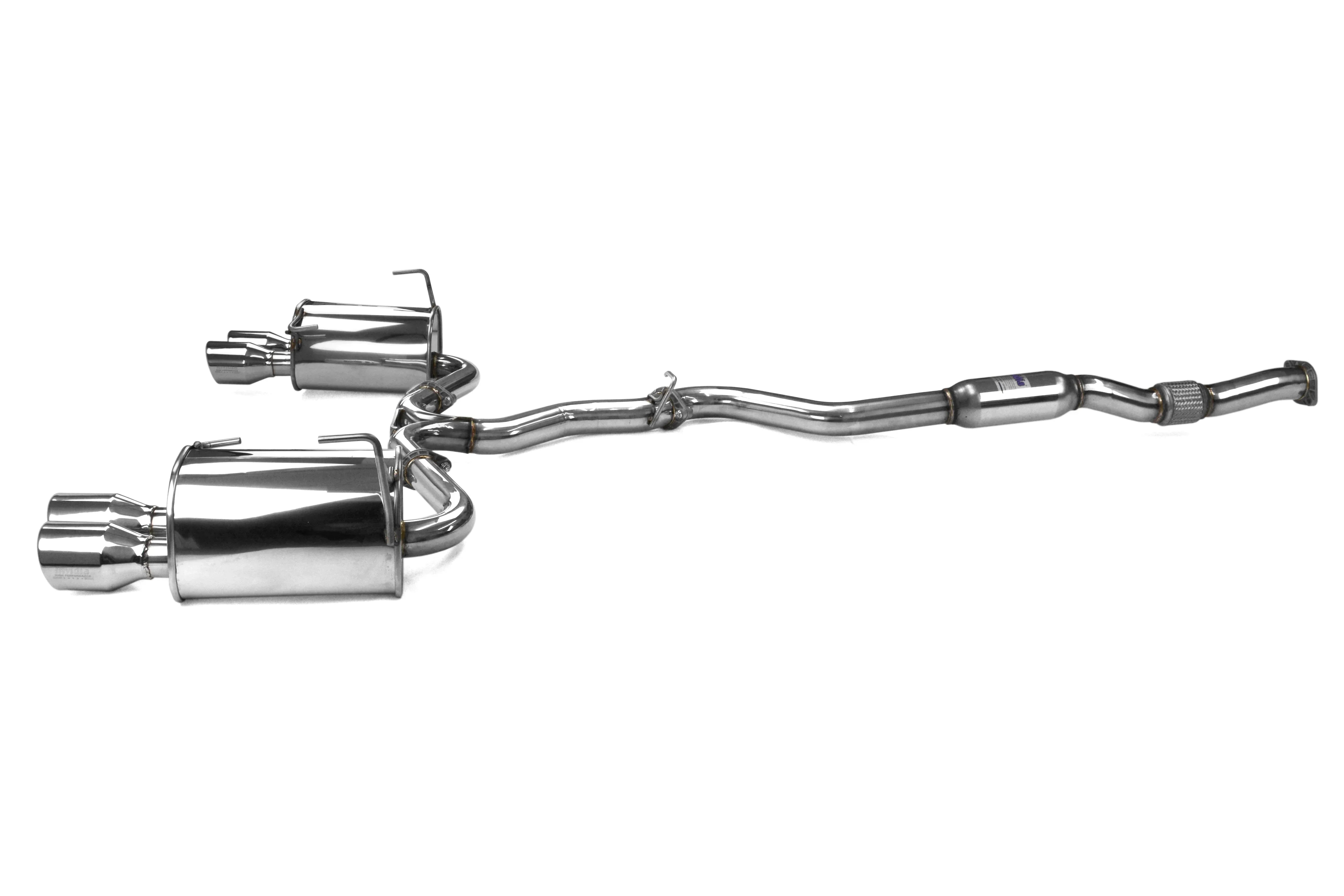 Q300 Turbo Back Exhaust - Subaru 08-10 WRX Sedan/Forester XT SH 08-13 (5MT/4AT)