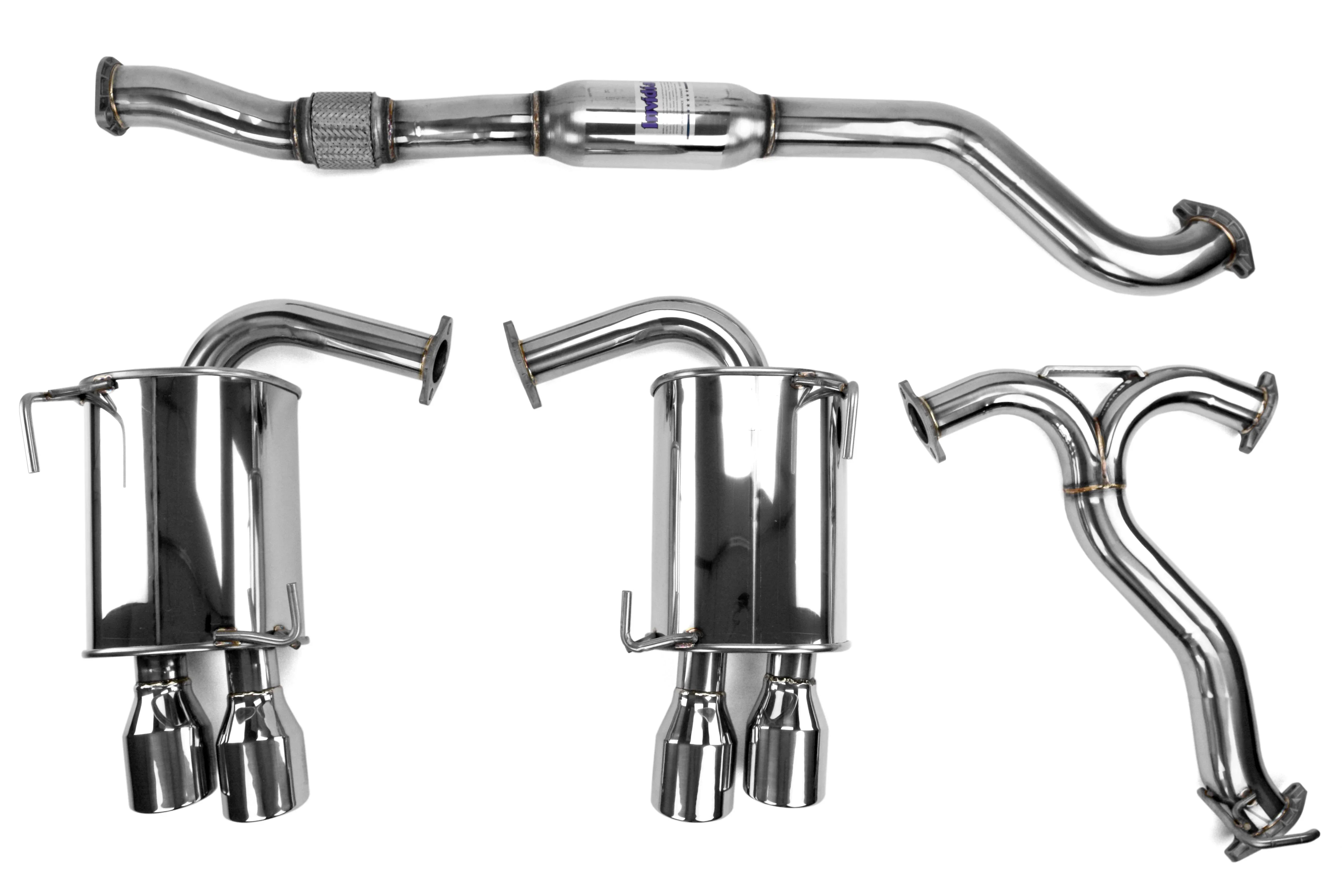 Q300 Turbo Back Exhaust - Subaru 08-10 WRX Sedan/Forester XT SH 08-13 (5MT/4AT)