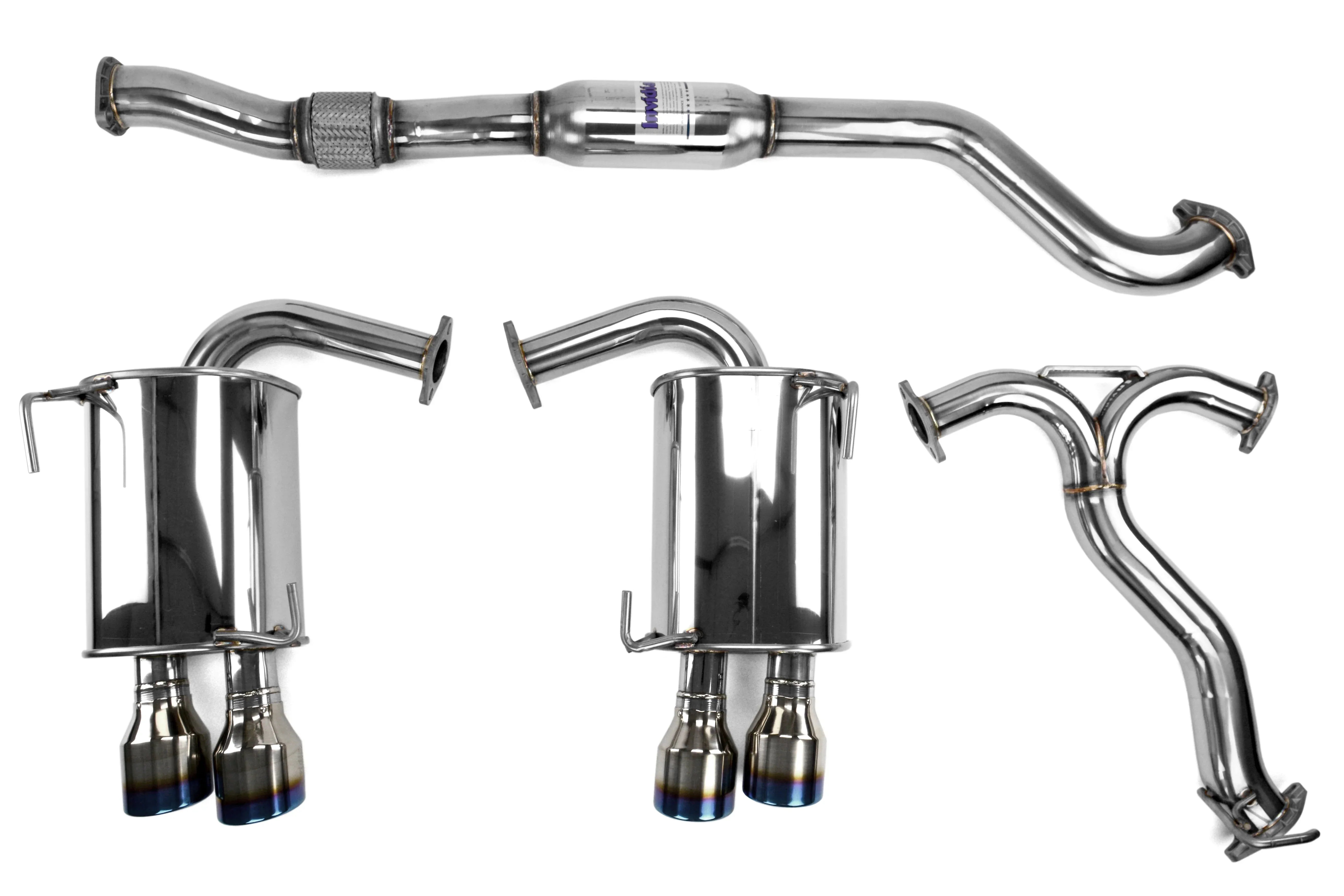 Q300 Turbo Back Exhaust - Subaru 08-10 WRX Sedan/Forester XT SH 08-13 (5MT/4AT)