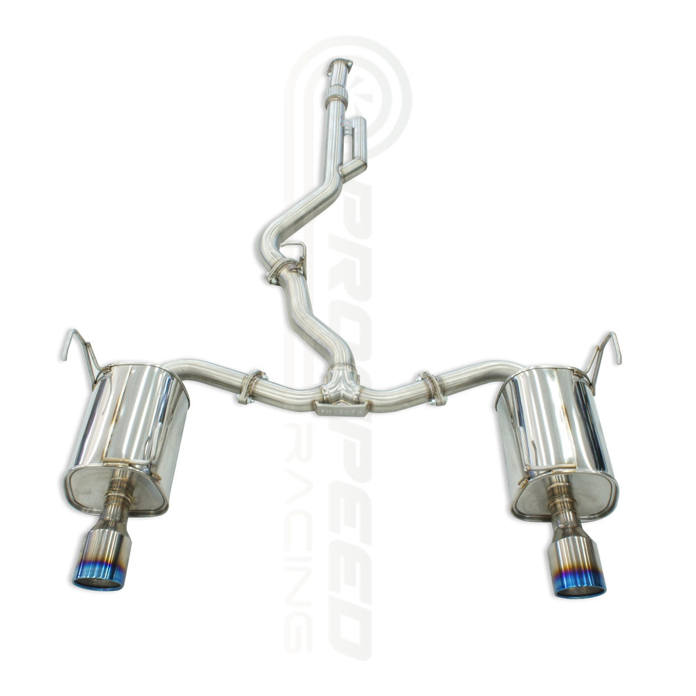 Q300 Turbo Back Exhaust - Subaru 08-10 WRX Sedan/Forester XT SH 08-13 (5MT/4AT)