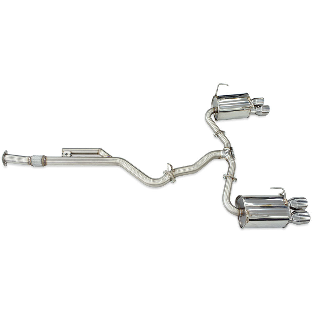 Q300 Turbo Back Exhaust - Subaru 08-10 WRX Sedan/Forester XT SH 08-13 (5MT/4AT)