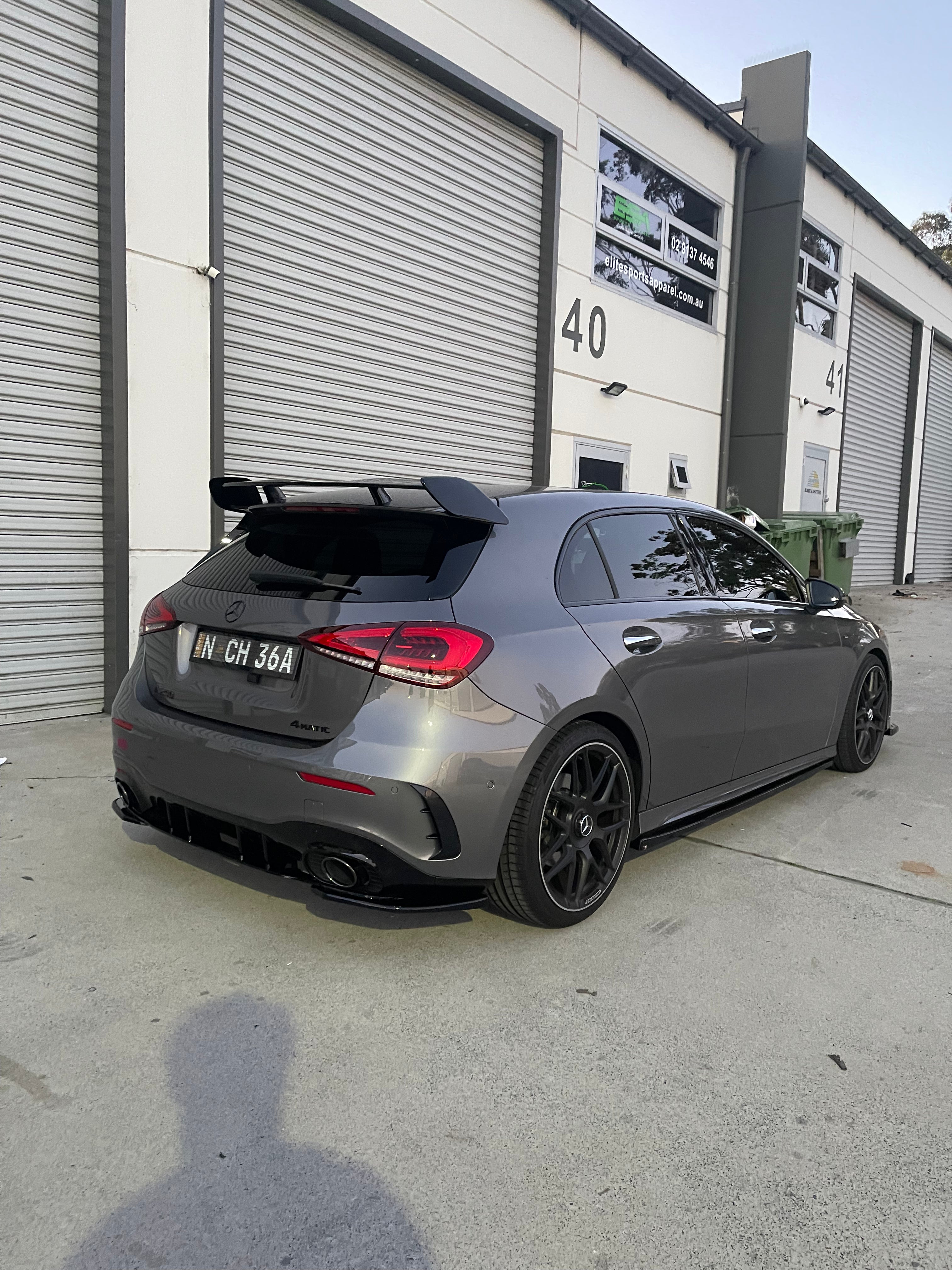 Mercedes Benz A Class W177 AMG Style ABS Spoiler (Gloss Black)