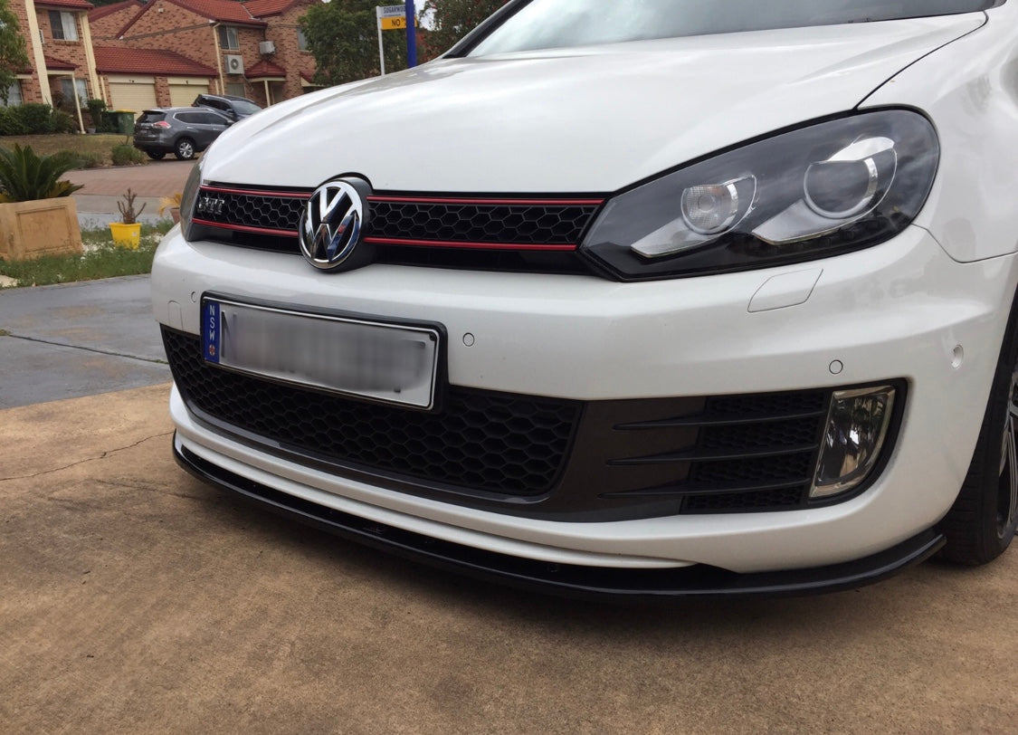 Maxton Design Front Splitter V2 VW Golf MK6 GTI Front Lip