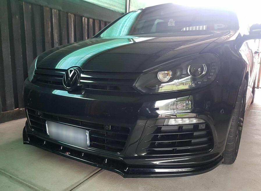 Maxton Design Front Splitter for VW Golf MK6 R