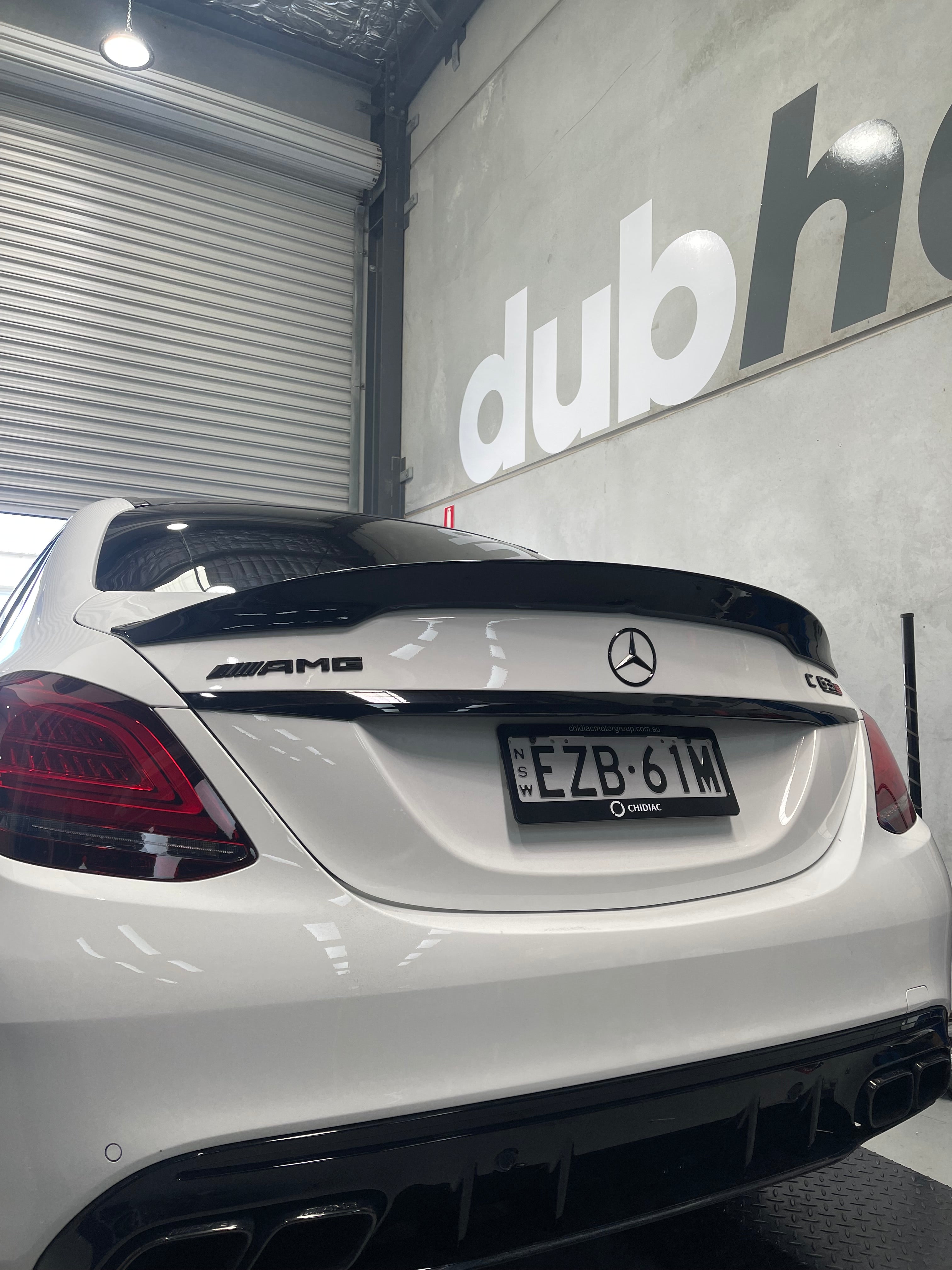 Mercedes Benz C Class W205 Carlson Style ABS Spoiler (Gloss Black)