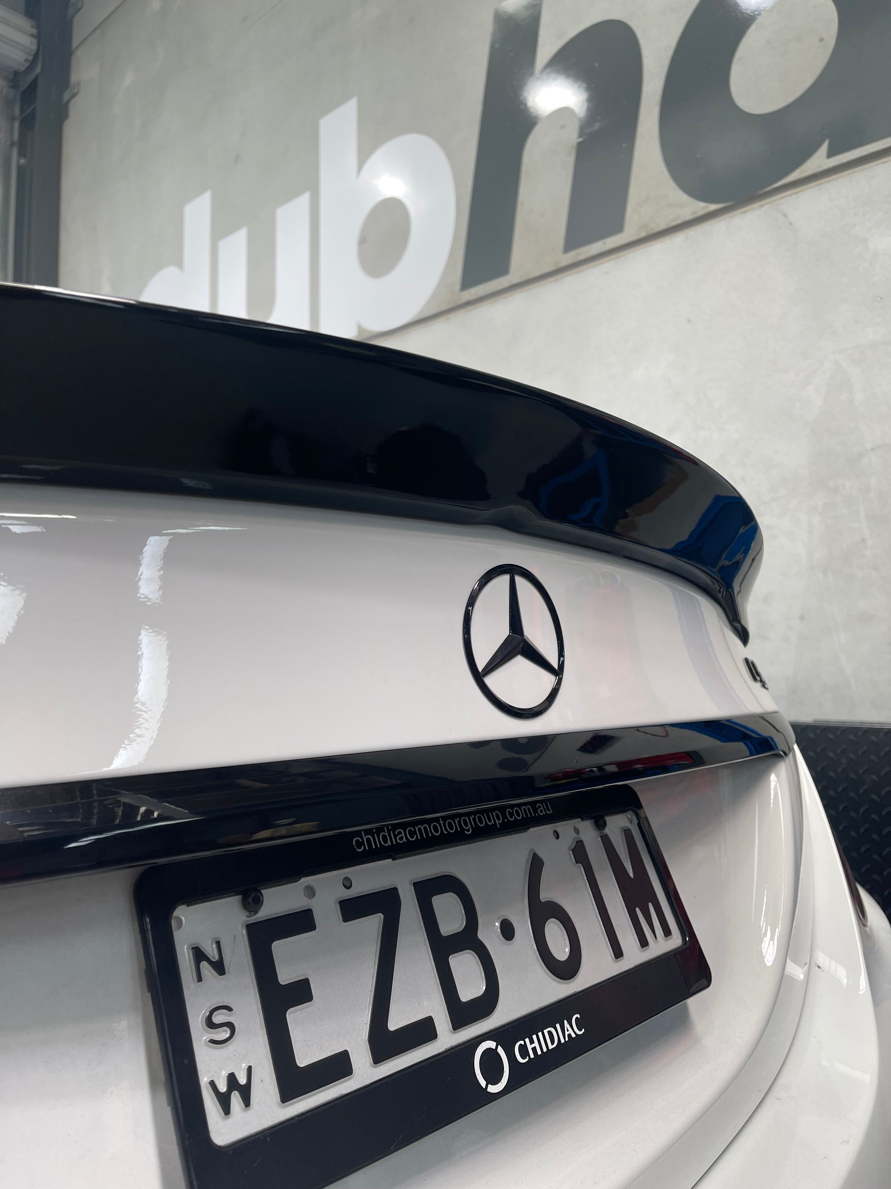 Mercedes Benz C Class W205 Carlson Style ABS Spoiler (Gloss Black)