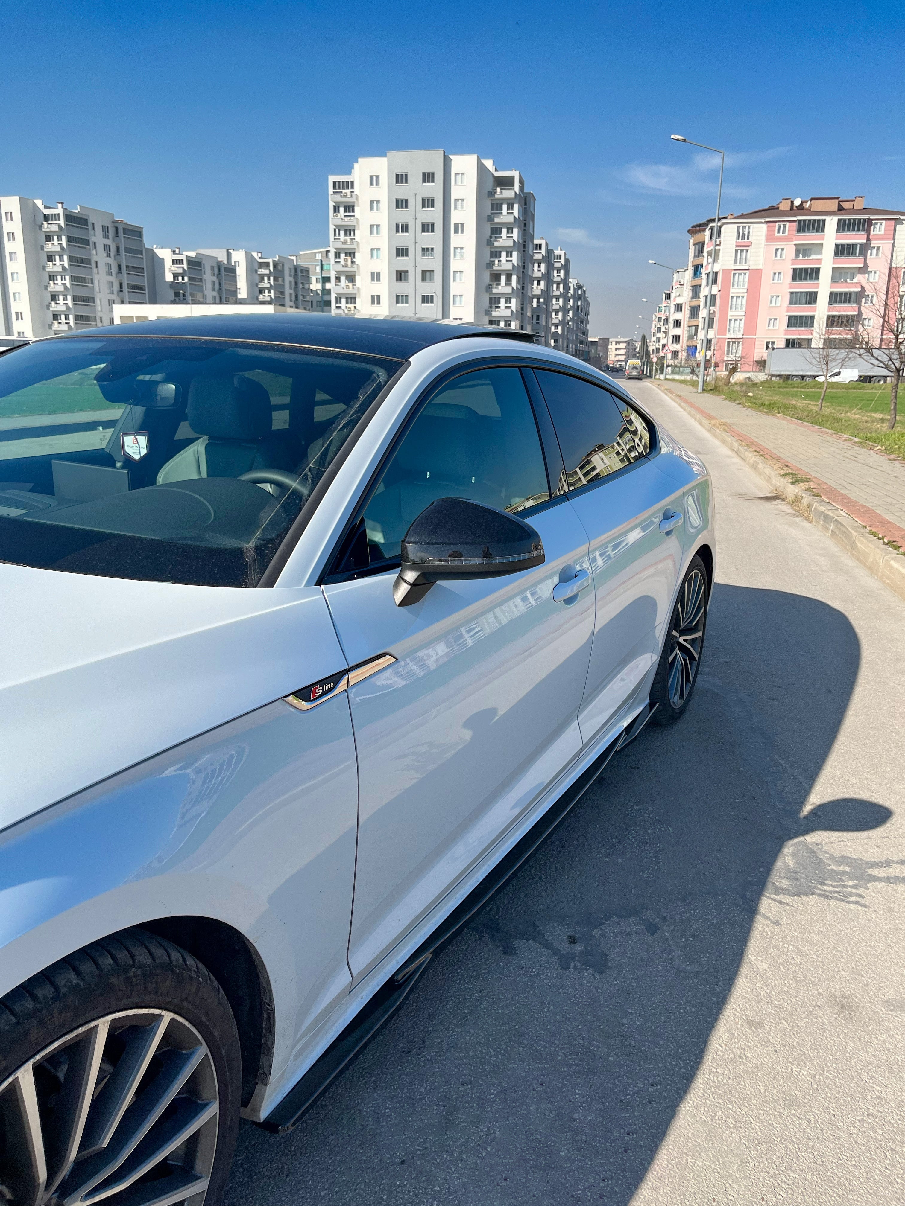 Side Skirts AUDI A5 S-Line / S5 Sportback F5 Facelift 2019+