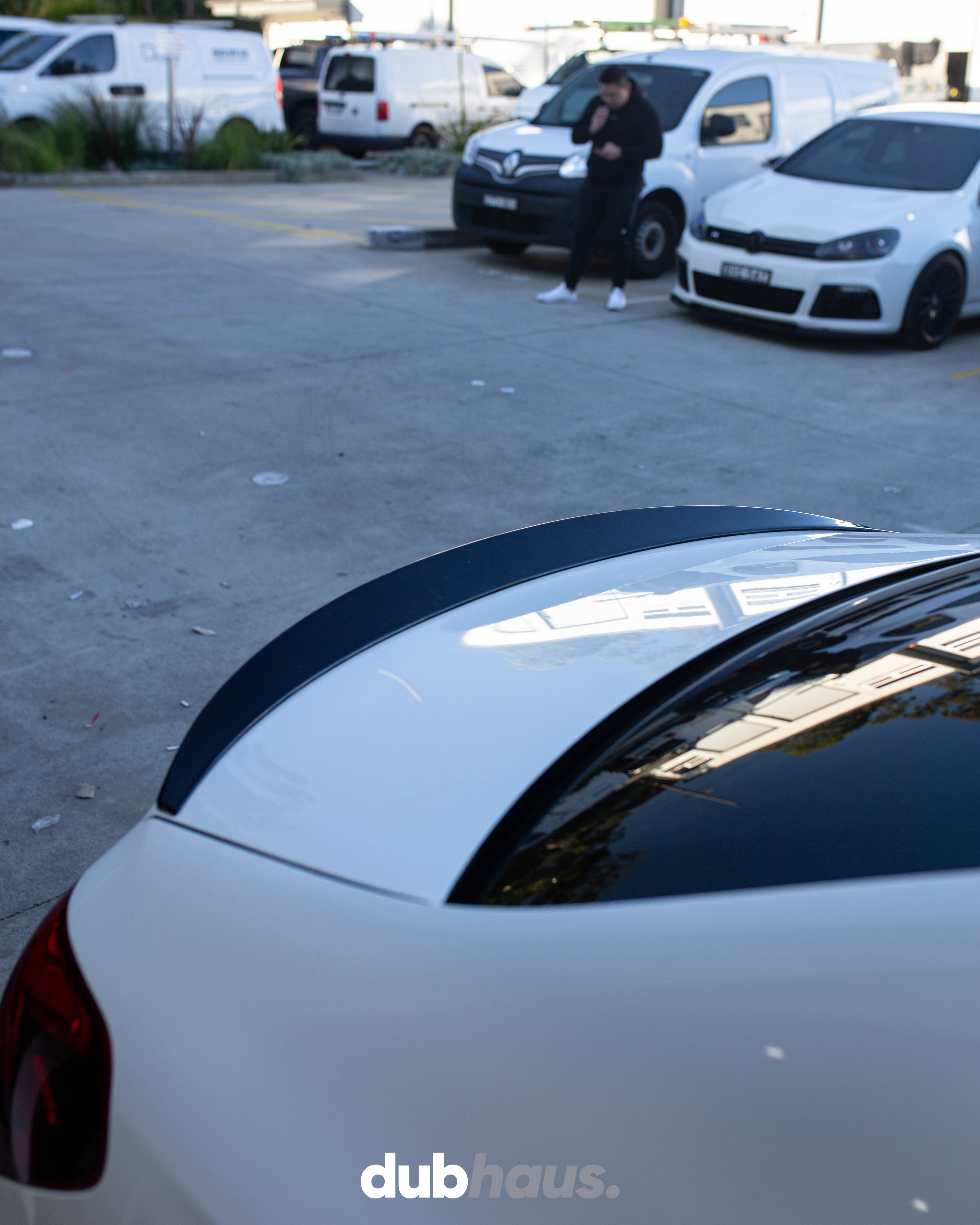 Mercedes Benz A Class Sedan W177 AMG Style ABS Spoiler (Gloss Black)