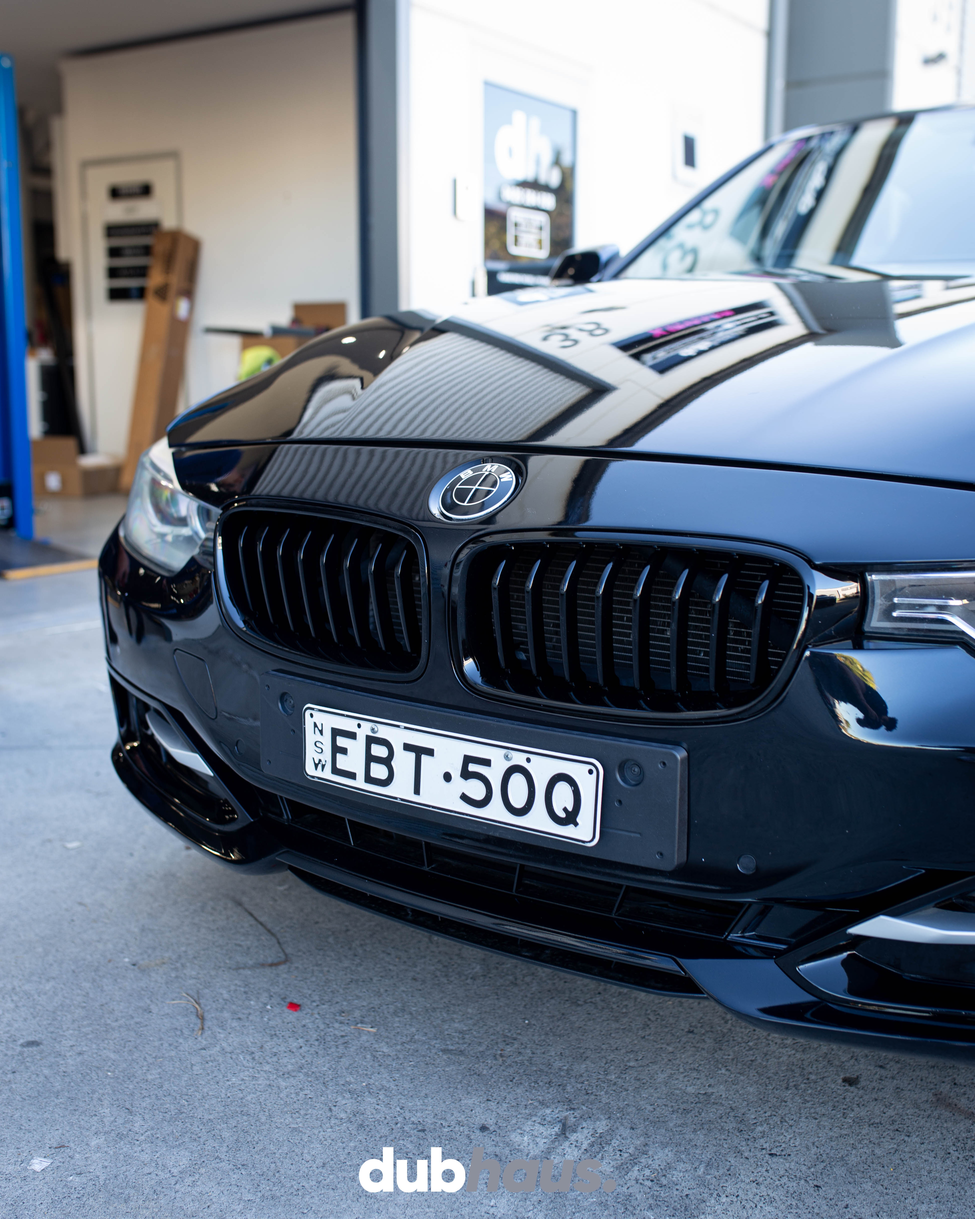 M Performance Style Gloss Black Grille to suit BMW 3 Series F30/F31