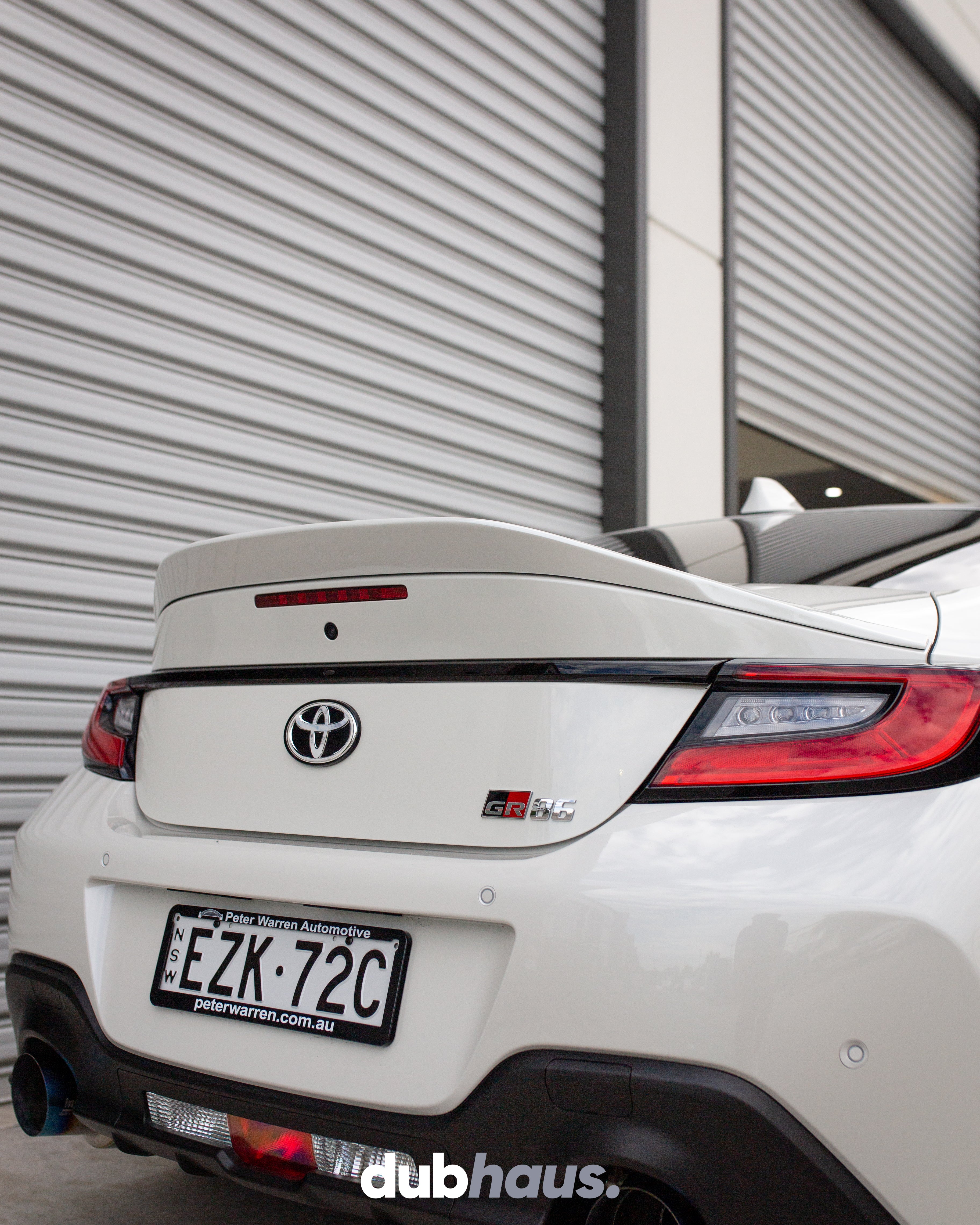 TRD Style Ducklip Spoiler to suit Toyota GR86 (ZN8) / Subaru BRZ (ZD8) 22+