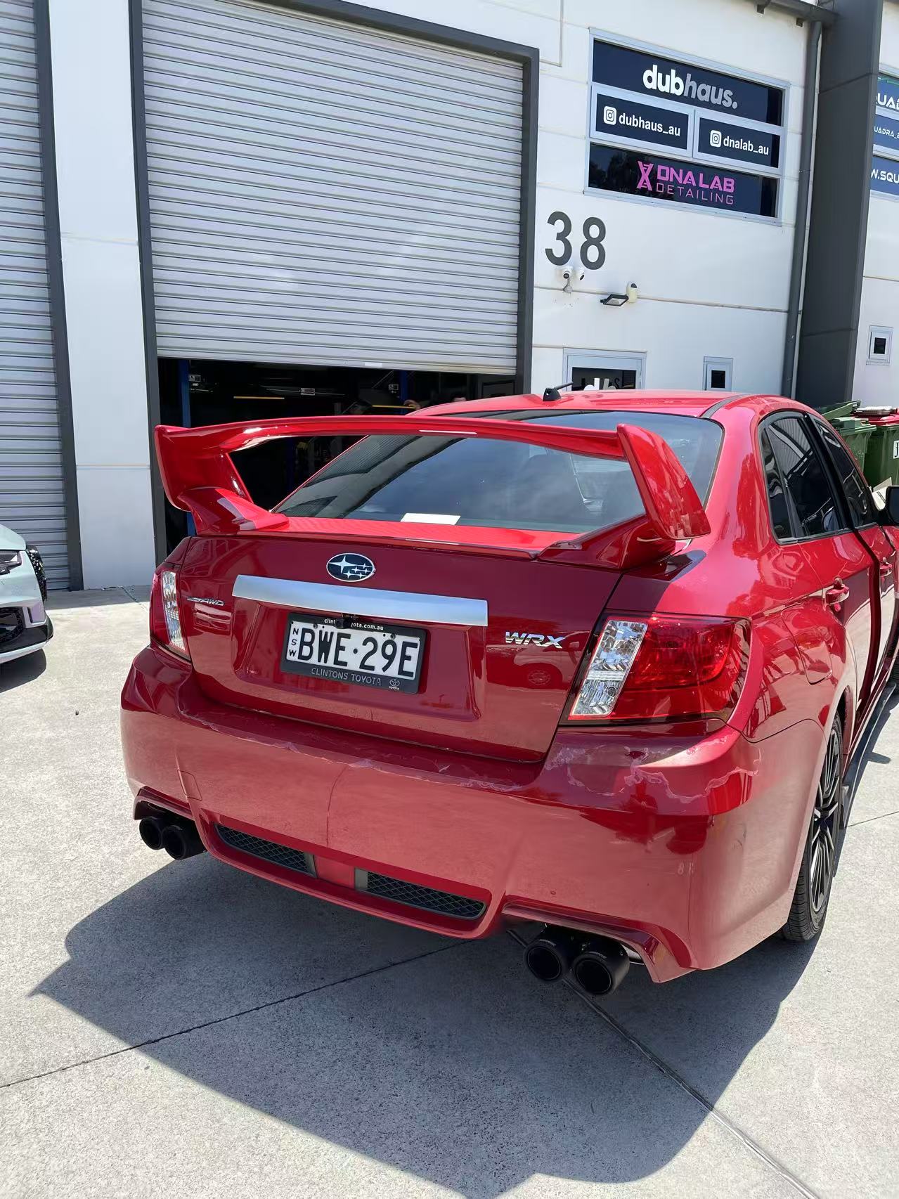 STI Style Subaru Impreza WRX Trunk Spoiler for 2008-2013 G3