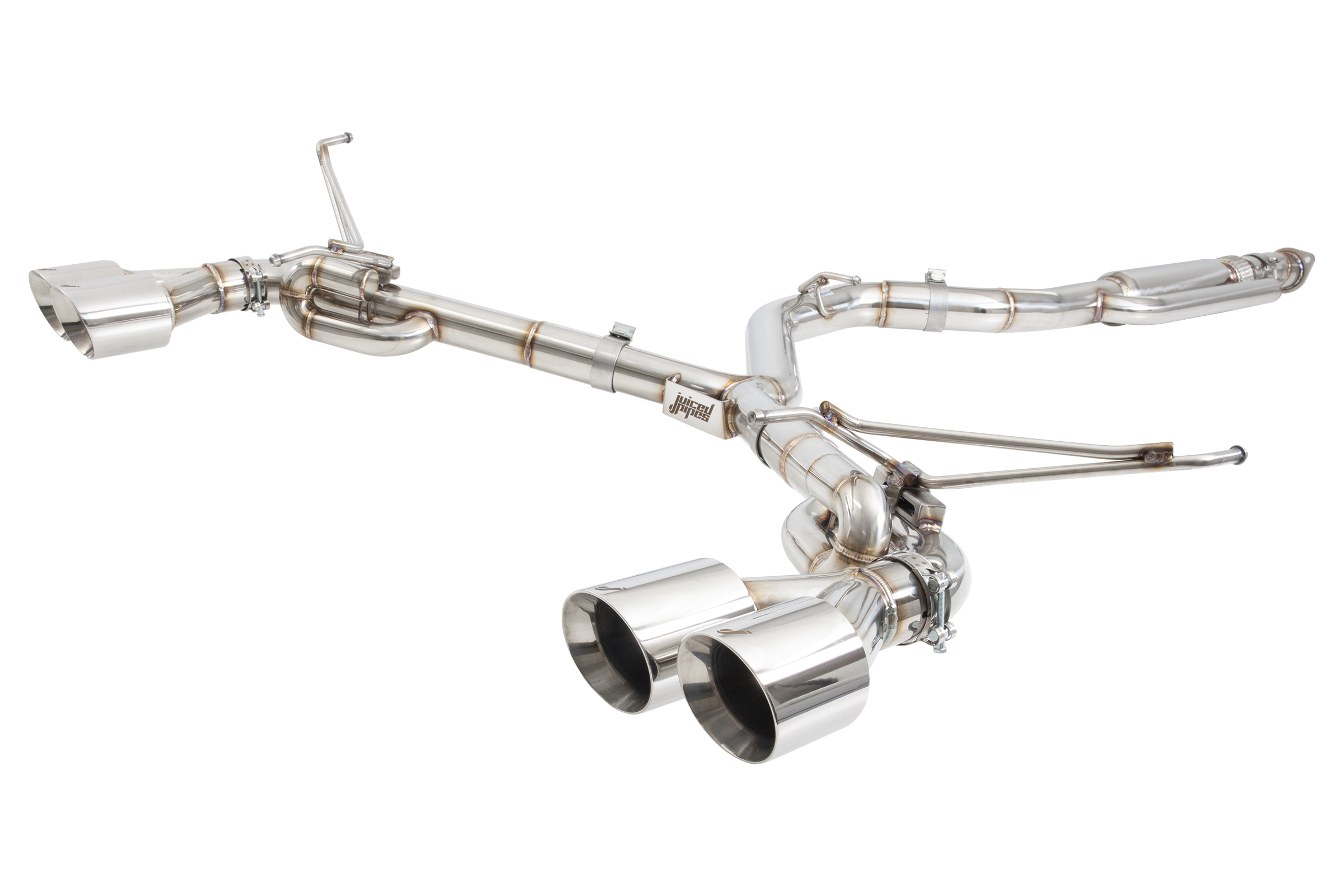 Subaru G3, VA, VB WRX & STI 3" Polished Tips Cat Back Exhaust