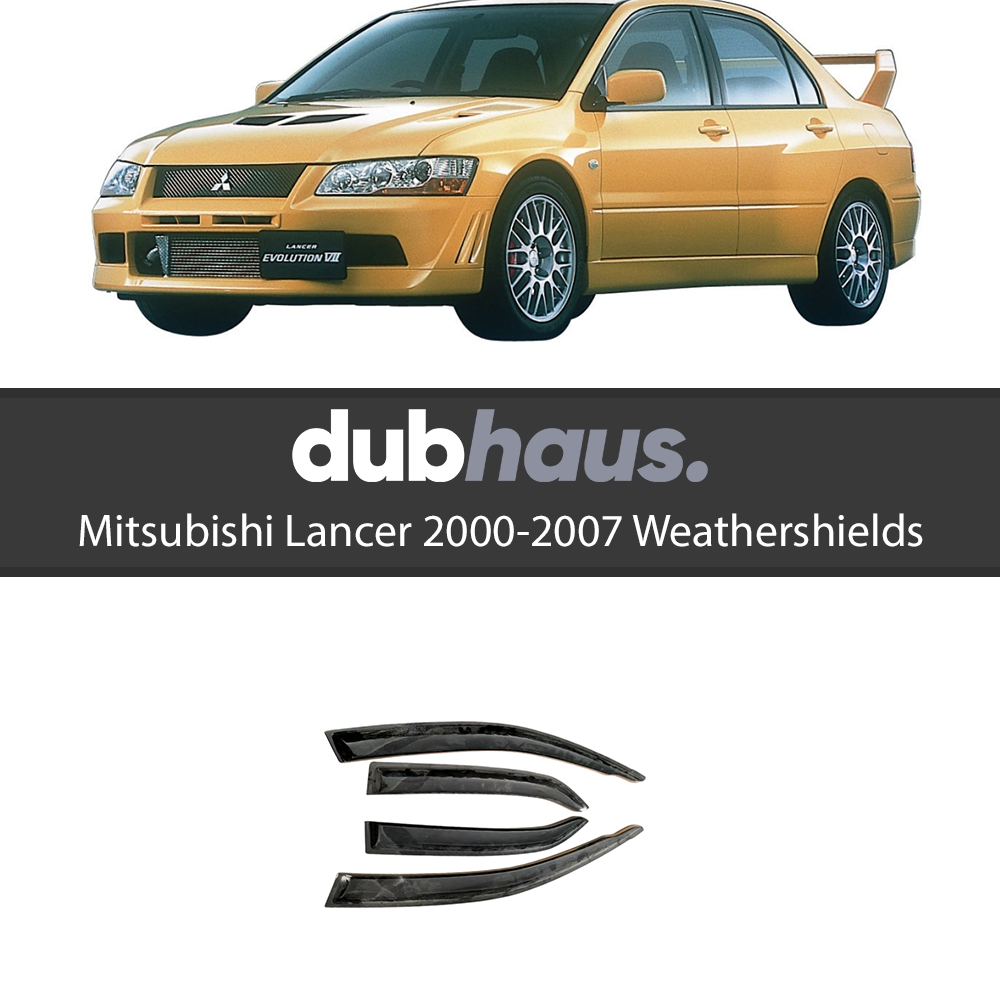 Weather Shield / Window Visor for 2001-2007 Mitsubishi Lancer EVO 7/8/9