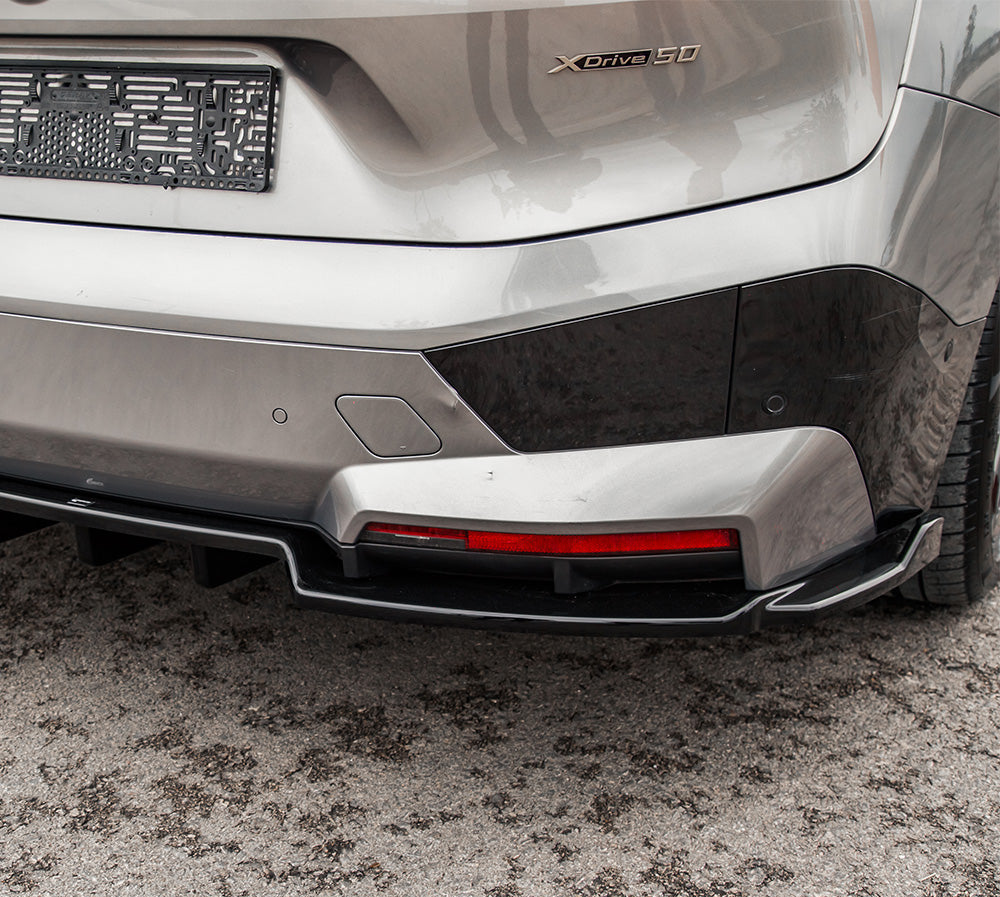 Rear Center Splitters BMW iX M-Pack i20 2021+