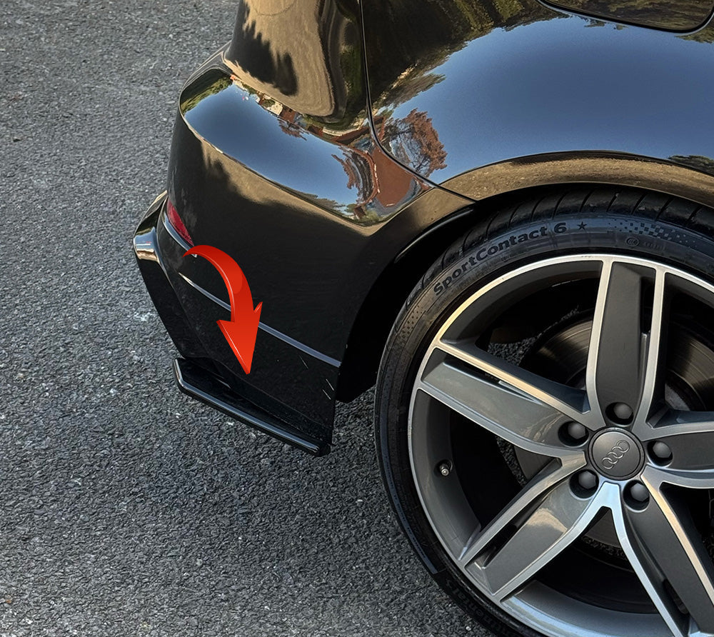 Rear Side Splitters AUDI S3 Sportback 8V Facelift 2016-2020