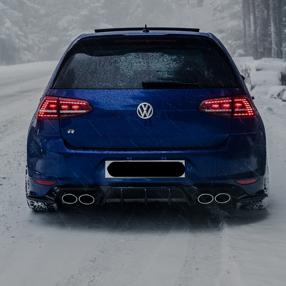 Rear Diffuser VW Golf MK 7 R 2013-2016