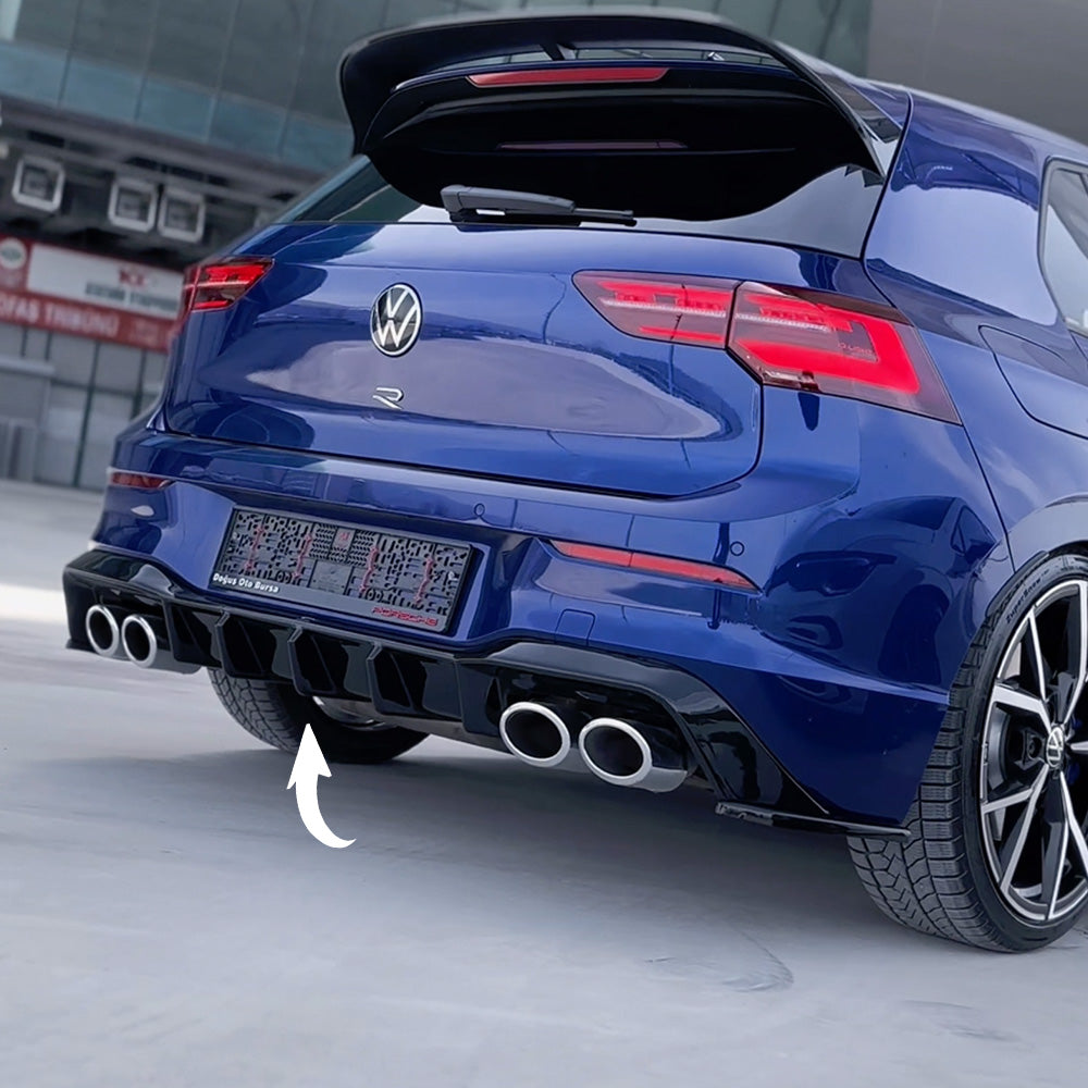 Rear Diffuser VW Golf MK 8 R 2020+