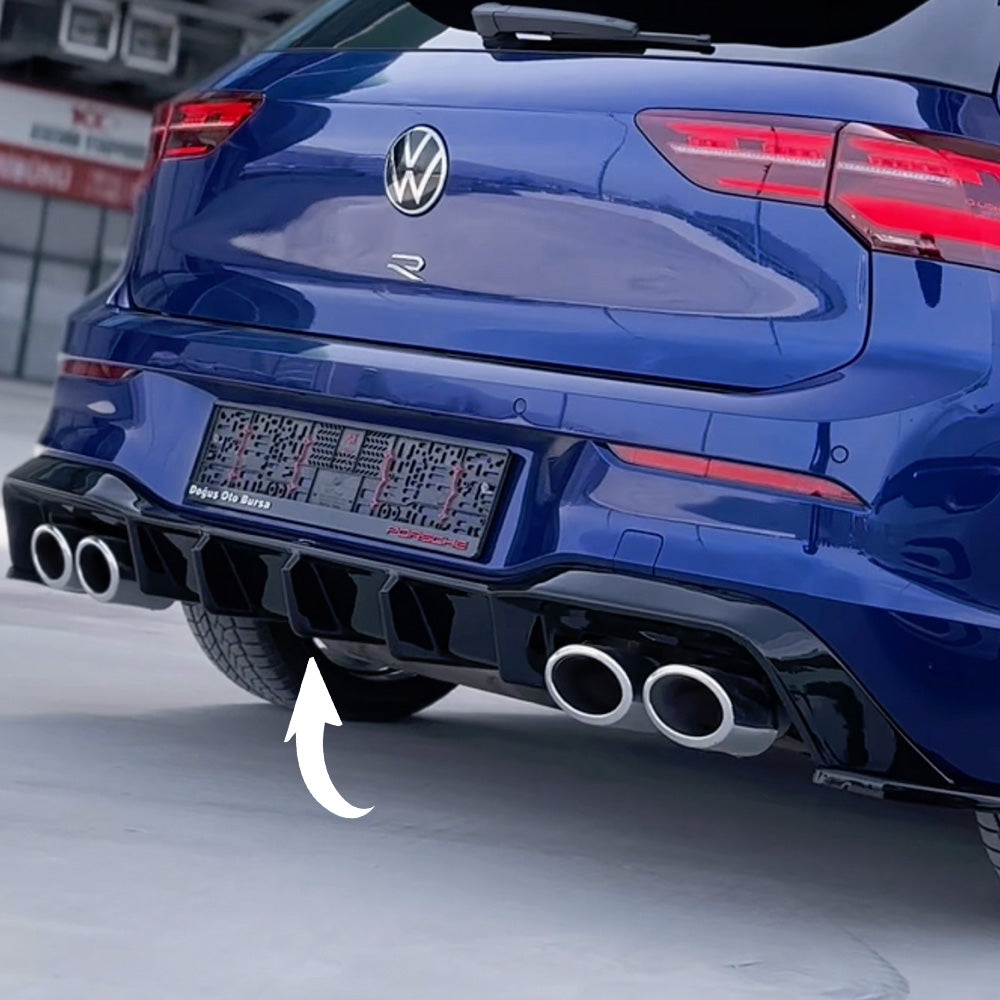 Rear Diffuser VW Golf MK 8 R 2020+