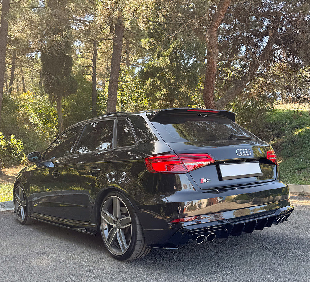 Rear Diffuser AUDI S3 Sportback 8V Facelift 2016-2020