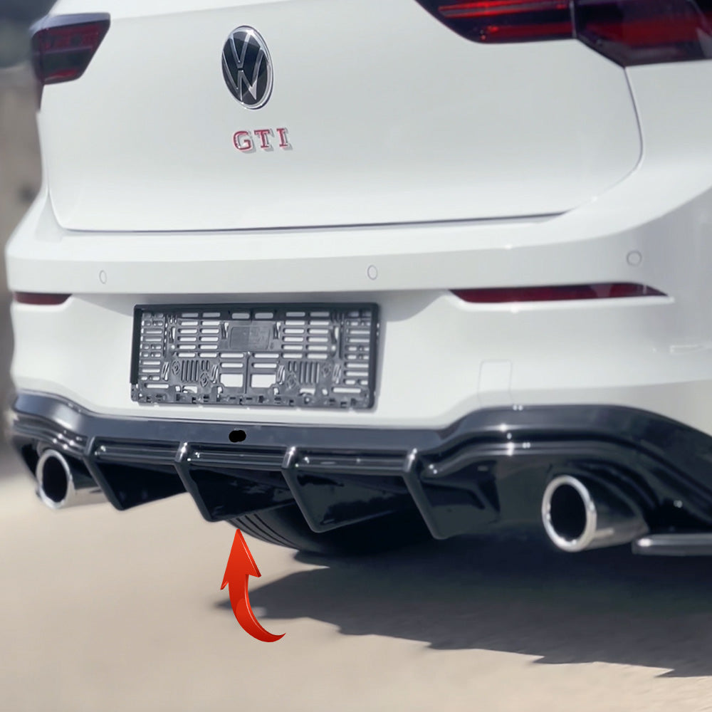 Rear Diffuser VW Golf MK 8 GTI / R-Line 2020+