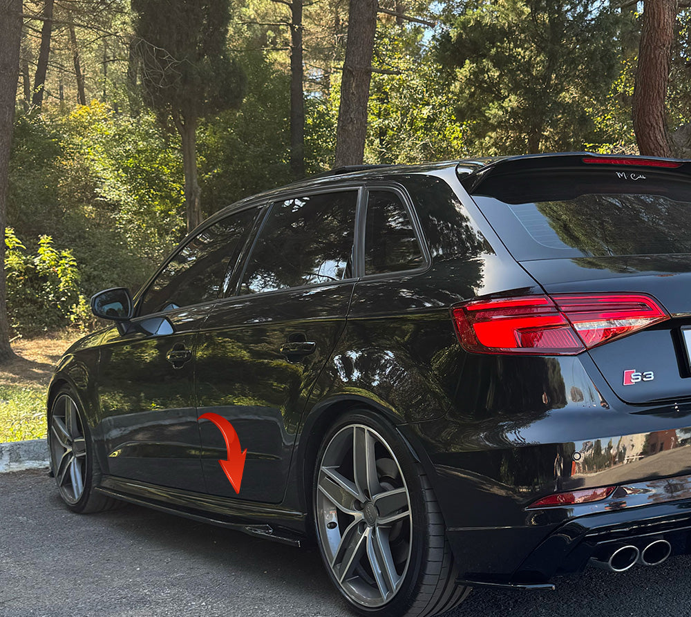Side Skirts AUDI S3 8V / 8V Facelift 2013-2019