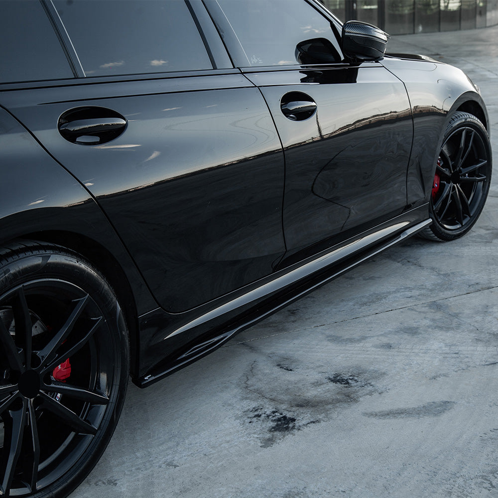 Gloss Black Side Skirts For BMW 3 Series G20 G21 (2018+) – M Sport Models Only – M Performance Style