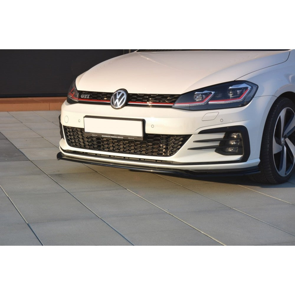 Maxton Design Front Splitter VW Golf Mk7.5 GTI Ver2 (Facelift) Front Lip