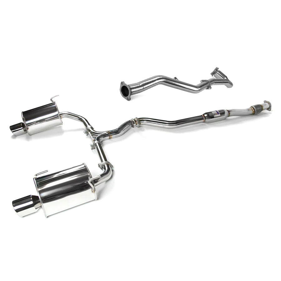 Q300 Turbo Back Exhaust - Subaru 08-10 WRX Sedan/Forester XT SH 08-13 (5MT/4AT)
