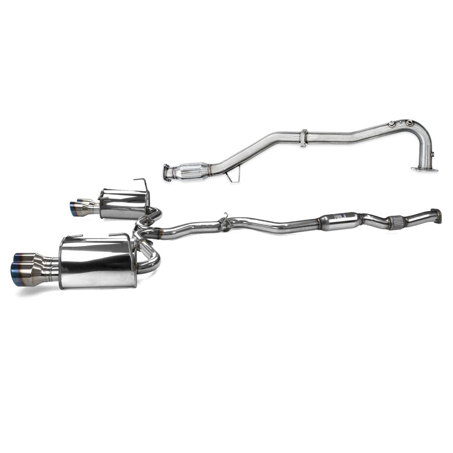 Q300 Turbo Back Exhaust - Subaru 08-10 WRX Sedan/Forester XT SH 08-13 (5MT/4AT)
