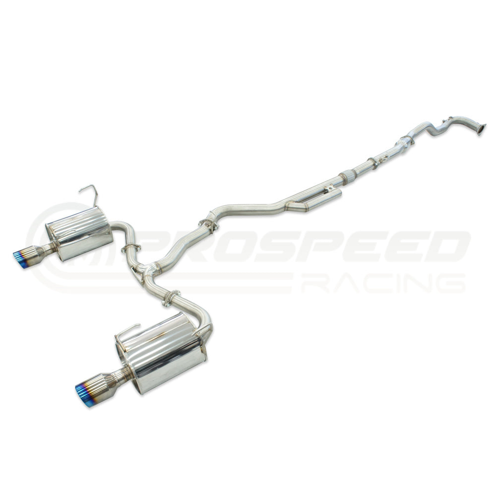 Q300 Turbo Back Exhaust - Subaru 08-10 WRX Sedan/Forester XT SH 08-13 (5MT/4AT)