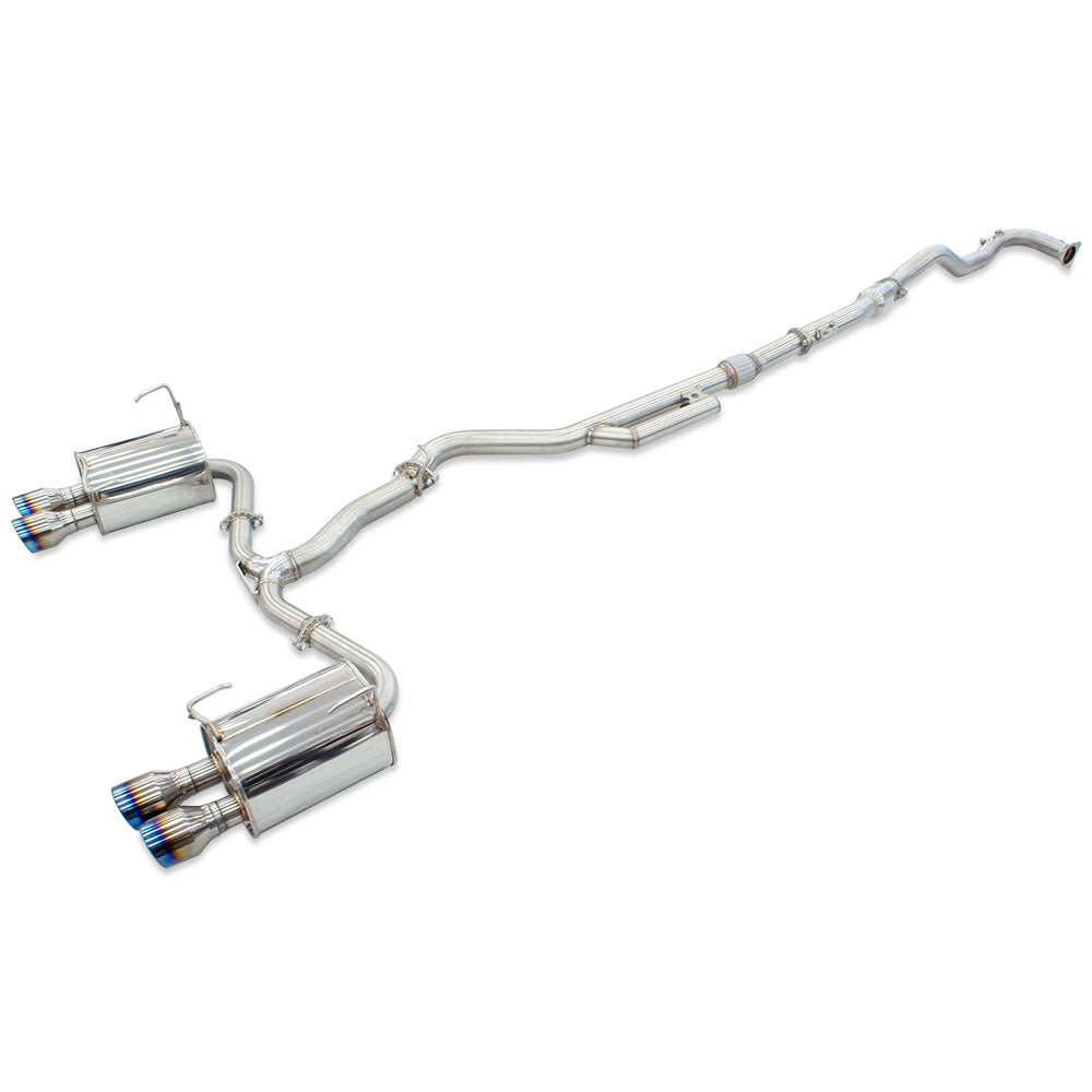 Q300 Turbo Back Exhaust - Subaru 08-10 WRX Sedan/Forester XT SH 08-13 (5MT/4AT)
