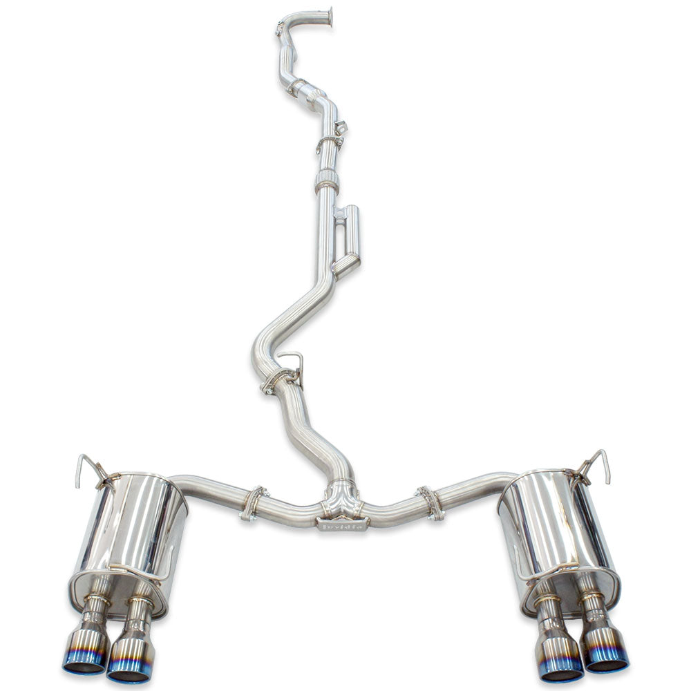 Q300 Turbo Back Exhaust - Subaru 08-10 WRX Sedan/Forester XT SH 08-13 (5MT/4AT)