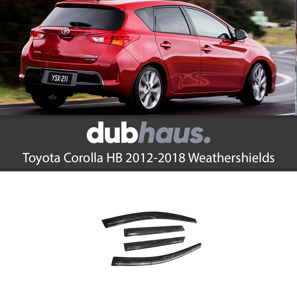 Weather Shield / Window Visor for 2014-2018 Toyota Corolla