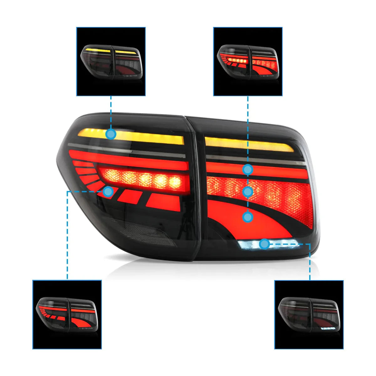 LED Tail Lights for Patrol & 2017–2020 Nissan Armada (Y62) 2010–2019
