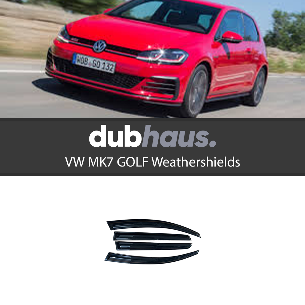 Weather Shield / Window Visor for 2014-2019 VW GOLF MK7 and MK7.5 (Set)