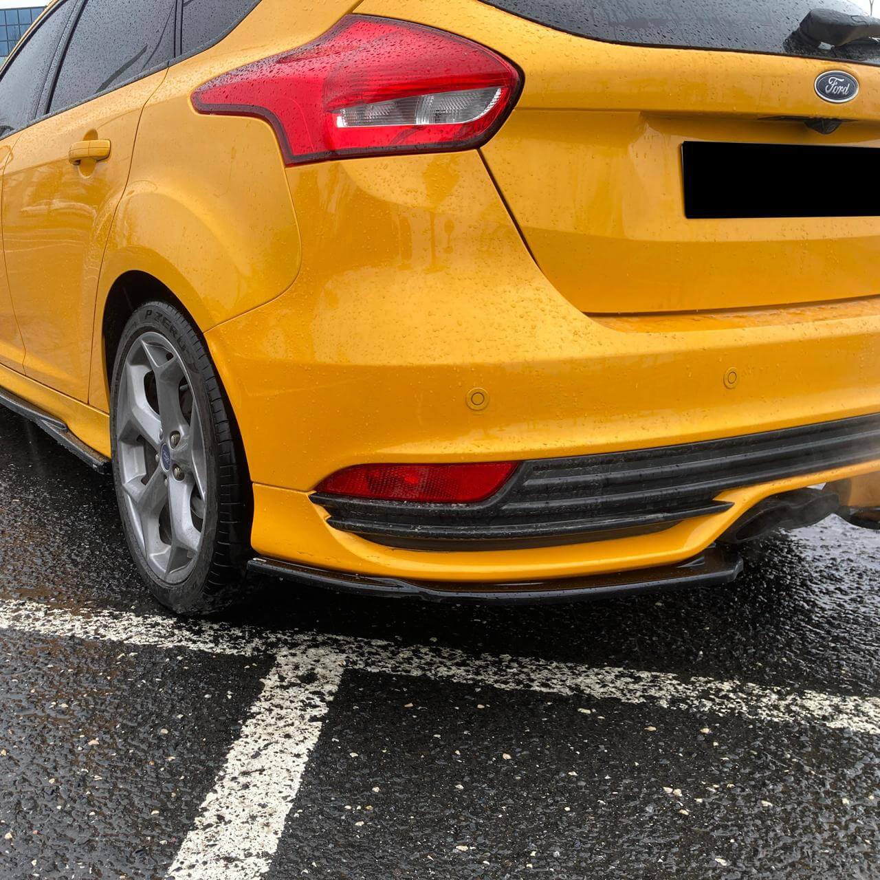 Rear Side Splitters FORD Focus ST Mk3 Facelift 2015-2018
