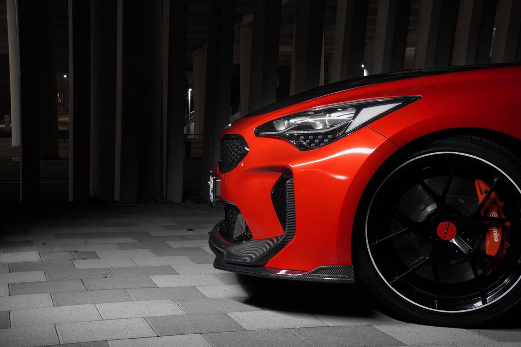 Kia Stinger GT Carbon Fiber V2 Front Lip - ADRO 