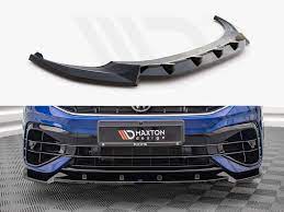 Maxton Design VW Tiguan MK2 R & R-Line Front Splitter Lip V2 (Facelift)