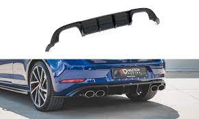 Maxton Design Rear Diffuser Valance V3 for VW Golf MK7.5 R (Facelift)