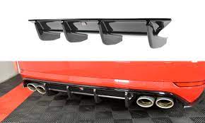 Maxton Design Rear Diffuser Valance for VW Golf MK7.5 R Wagon (Facelift)